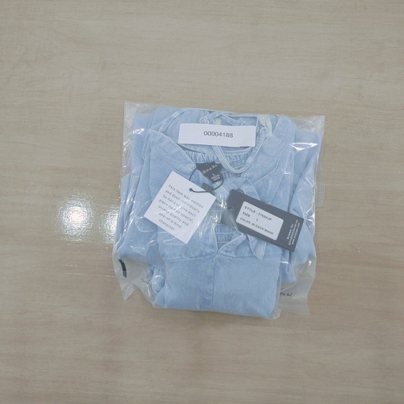 Sim & Sam Women's Jumpsuit Size L Spaghetti Strap Sleeveless Denim‎ Blue - Picture 10 of 10